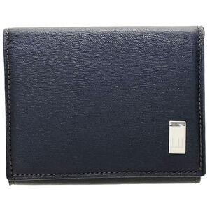 Dunhill Sidecar Coin Purse Leather Dark Brown FP8000E dunhill Square Men's SI...